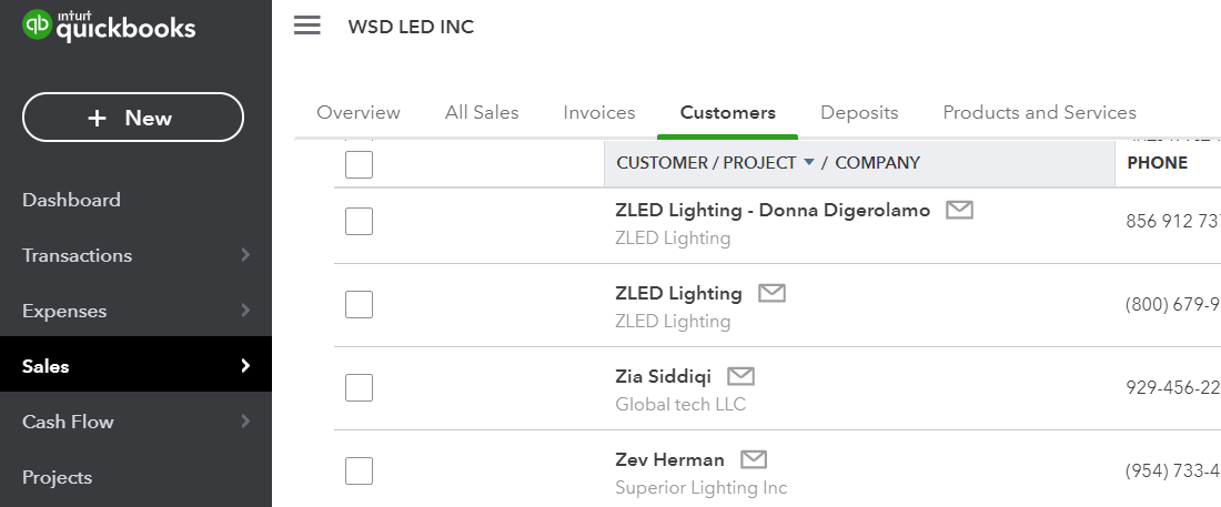 E-Commerce Web Real Time Sync Web Customers To QuickBooks Online solution